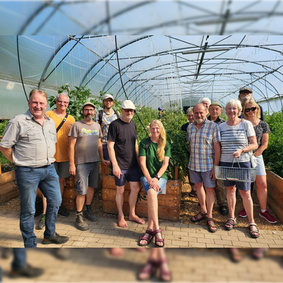 GRÜNE zu Besuch bei Grünfrau